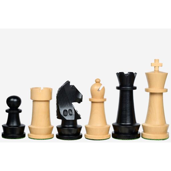 チェス駒 チャンピオンシップ・スタントン 95mm エボナイズ インド直送