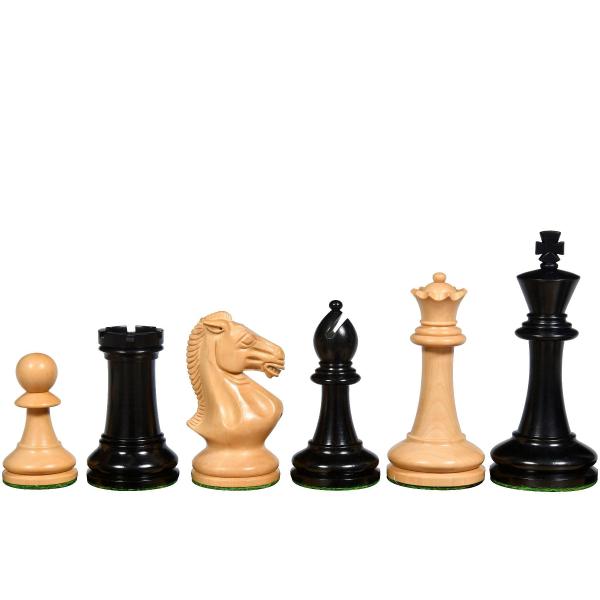 チェス駒 ブリッツ・スタントン 95mm 黒檀 インド直送 R0381 : チェス