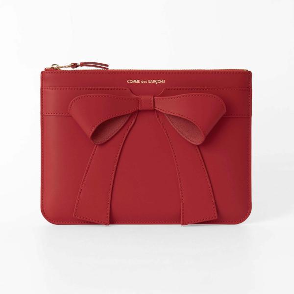 COMME des GARCONS コムデギャルソン DES ポーチ BIG BOW ZIP
