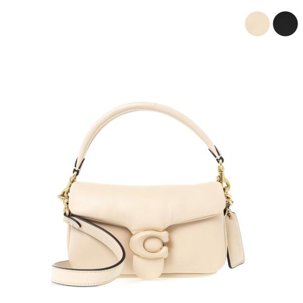 COACH ブラックピロータビーレザー2way ショルダーバッグナッパ 正規品 COACH（コーチ）の「ピロー タビー ショルダー バッグ 26