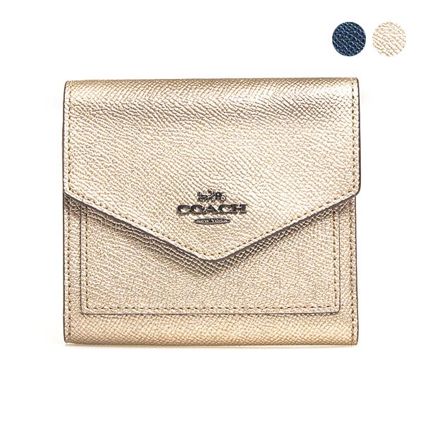 コーチ Coach 財布 レディース 三つ折り財布 Metallic Small Wallet 全2色 Mimibuttacavoli Com