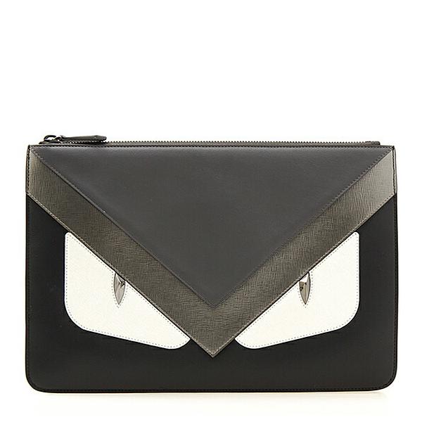 フェンディ ブラック グラファイトグレー レディースバッグ メンズ Fendi クラッチバッグ ポーチ パーティーバッグ バッグ Pouch 8fj Maxi レディースファッション Acc Monster 7n0078 F06hq Nero Graphine Rubi Fnd Bag0213 Chelseagardensuk