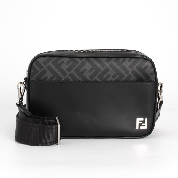 【新品】フェンディ カメラ ケース 7M0286 AMAC ショルダーバッグ FENDI（フェンディ） バッグ ショルダーバッグ SQUARED FF CAMERA CASE