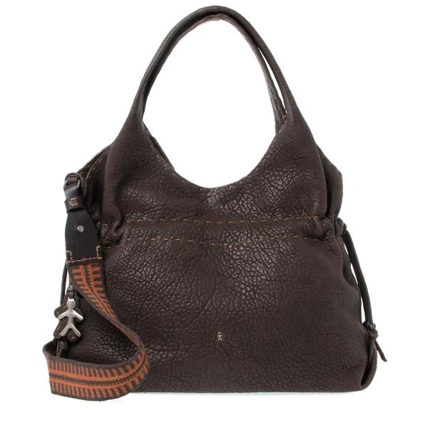 HENRY BEGUELIN オミノ刺繍 ショルダーバッグ ブラウン レディース  