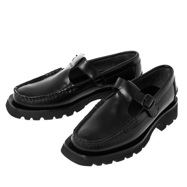 ヘリュー HEREU レディース ローファー ブラック ALBER SPORT TREAD