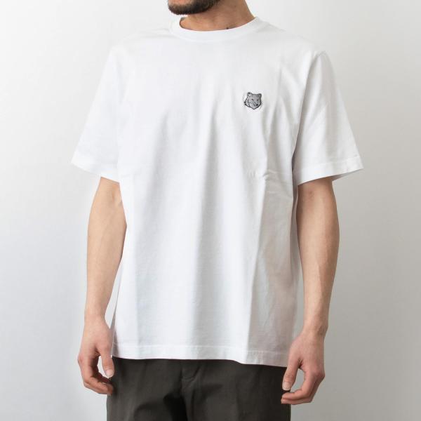 MAISON KITSUNE メゾン キツネ 半袖Tシャツ BOLD FOX HEAD PATCH