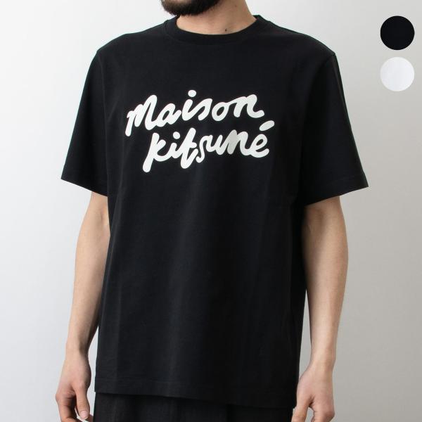 MAISON KITSUNE メゾン キツネ 半袖Tシャツ HAND WRITING