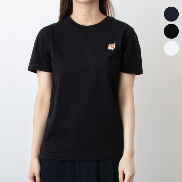 【メゾンキツネ】レディース半袖TシャツXXS MAISON KITSUNE メゾンキツネ Tシャツ MW00110KJ0008 レディース