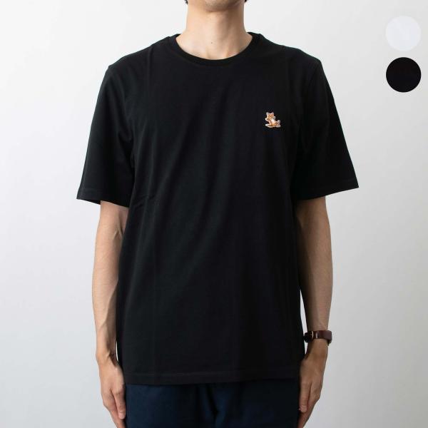 MAISON KITSUNE メゾン キツネ 半袖Tシャツ CHILLAX FOX PATCH