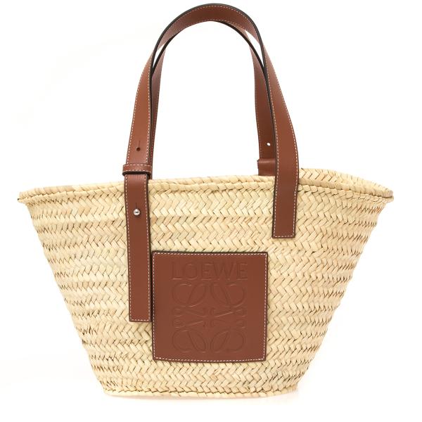 LOEWE（ロエベ） バッグ かごバッグ ハンドバッグ ナチュラル×タン