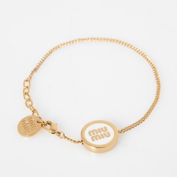 miu ミュウミュウ MIU ブレスレット ENAMELED METAL BRACELET miu ミュウミュウ MIU ブレスレット ENAMELED METAL BRACELET