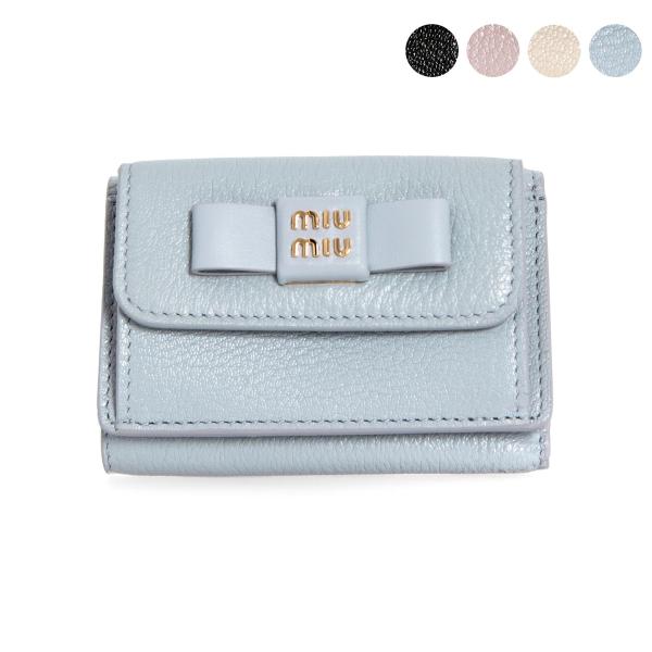 miu ミュウミュウ MIU 財布 レディース 三つ折り財布 MADRAS