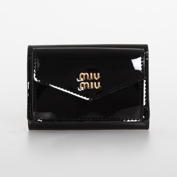 希少 MIU MIU ミュウミュウ archive wallet 三つ折り財布 MIU MIU - ミュウミュウ MIU MIU 財布 三つ折り レザー ミニ