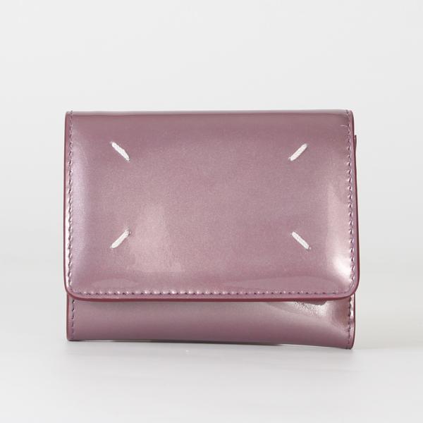 マルジェラ/財布/ピンクパープル Maison Margiela マルジェラ 折財布 コンパクト ピンク パープル