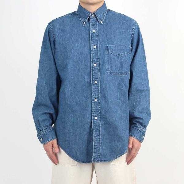 or slow 黒 ボタンダウン　ウールシャツ　サイズ3 美品 オアスロウ ウール ボタンダウンシャツ size1 - メルカリ