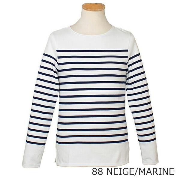 セントジェームス Saint James メンズ ラウンドネック長袖ボーダーシャツ Naval メーカー再生品 ナヴァル バスクシャツ 2691 St 全2色