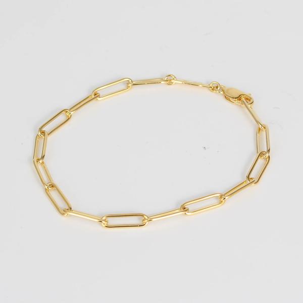 【極美品】トムウッド/ボックスブレスレット/ラージ/ゴールド/7.7インチ TOM WOOD（トムウッド） ブレスレット BOX BRACELET GOLD ボックス