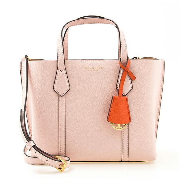 トリーバーチ Tory Burch バッグ レディース 2wayハンド ショルダーバッグ シェルピンク Perry Small Triple Compartment Tote