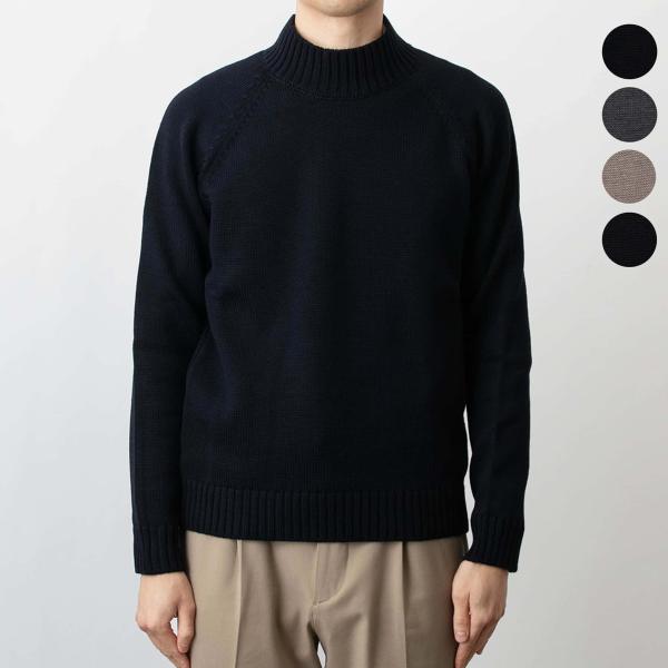 ZANONE（ザノーネ） モックネック長袖ニット LUPO RAGLAN SLIM FIT