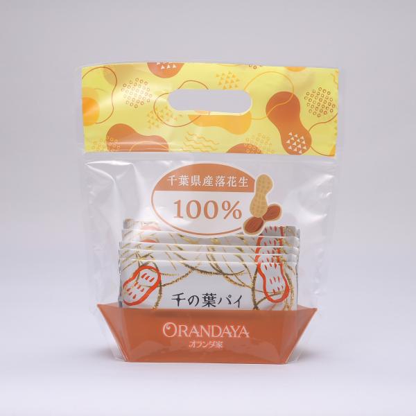 【内容量】千の葉パイ　×５枚【賞味期限】製造日含め40日【袋サイズ(cm)】縦23.0ｘ横21.0ｘ幅8.0※袋入り商品(サブレ5枚入含む)には紙手提げはお付けしておりません。　必要な場合は別途ご注文頂く必要がございますので、　その際はお手...