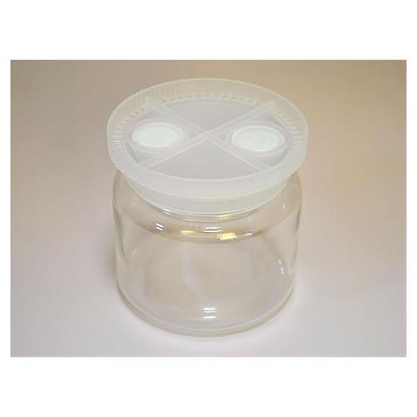 クワガタ　カブトムシ　容器　ボトル　菌糸容量：500ccサイズ：H93mm×W100mm