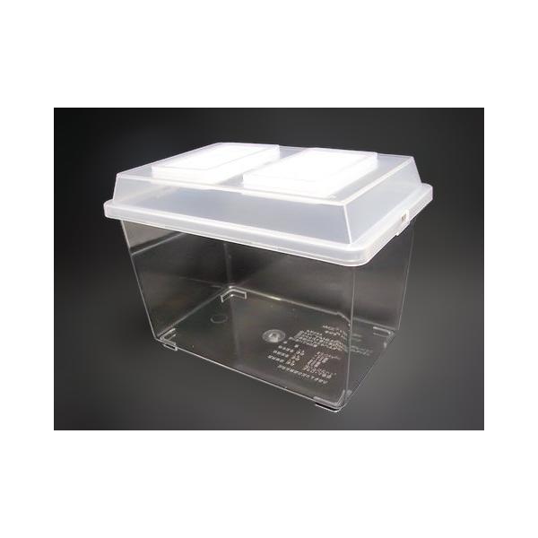 クワガタ　カブトムシ　コバエシャッター　飼育ケースサイズ：153×230×173 小サイズは100mm前後のクワガタや大型カブトのメスに最適なサイズです。 フィルターは不織布で取り替え可能