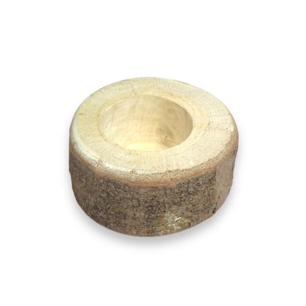 樹種：広葉樹径：40mm（当店のゼリーがすっぽりはまるサイズです）形状やサイズはそれぞれ異なります。多少面取り加工してありますので見た目が綺麗です。商品の性質上多少樹皮が剥がれている場合がございます。