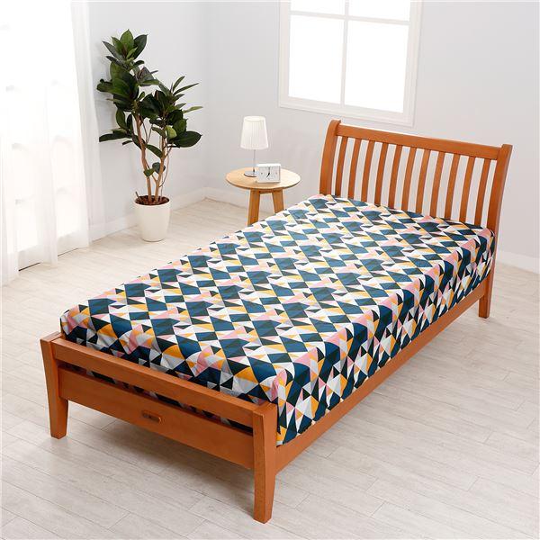 【商品名】 ボックスシーツ シングル 約100×200×30cm マルチ 洗える クイックシーツ 北欧デザイン Hei＆Moi 西川 ベッドルーム 寝室 【ジャンル・特徴】 ボックスシーツ ベッドシーツ マットレスカバー マットレスシーツ ...