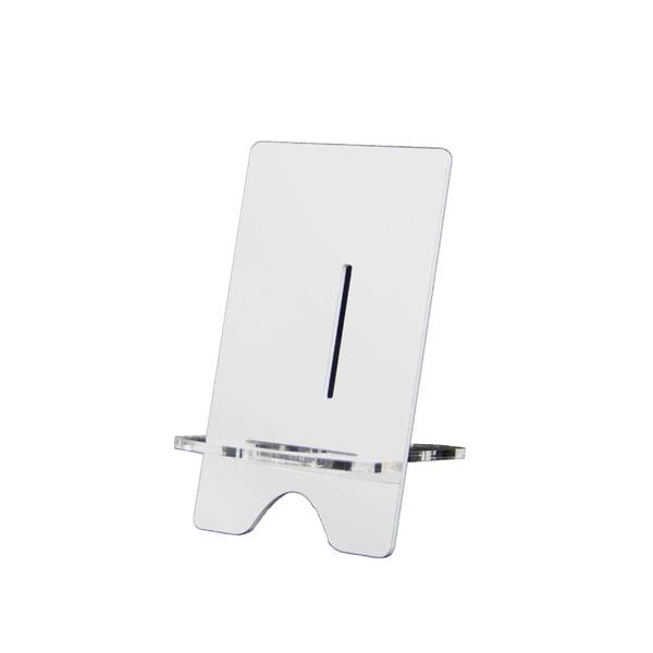 鏡にもなる スマホスタンド アクリルミラー 高透明度アクリル 分解収納