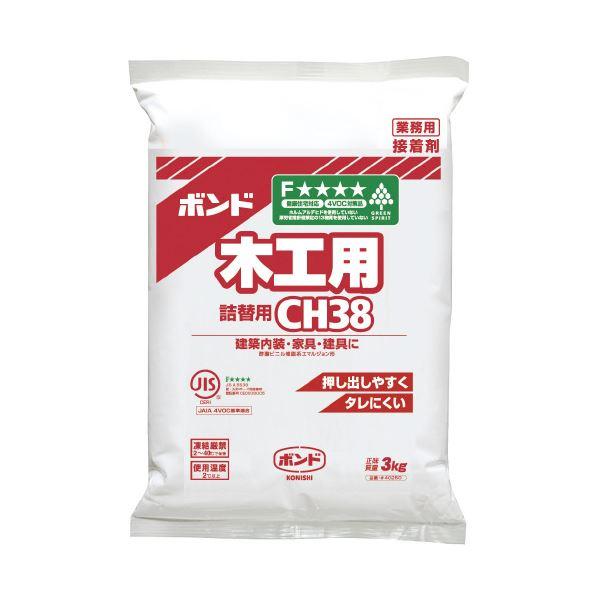 まとめ) ボンド木工用CH38 3kg #40250 〔×2セット〕 : Chiba Mart(イン
