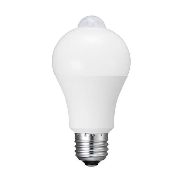 YAZAWA A形LED 60W相当 電球色 センサー付き LDA8LGP2 : Chiba Mart