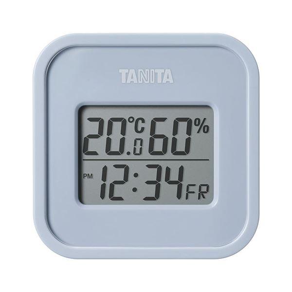 タニタ デジタル温湿度計(小型) ブルーグレー 22522409