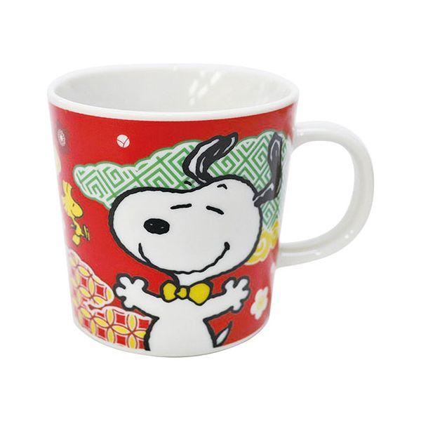 スヌーピー マグ 雲 赤 〔約270ml・約φ86×80mm〕 22610201