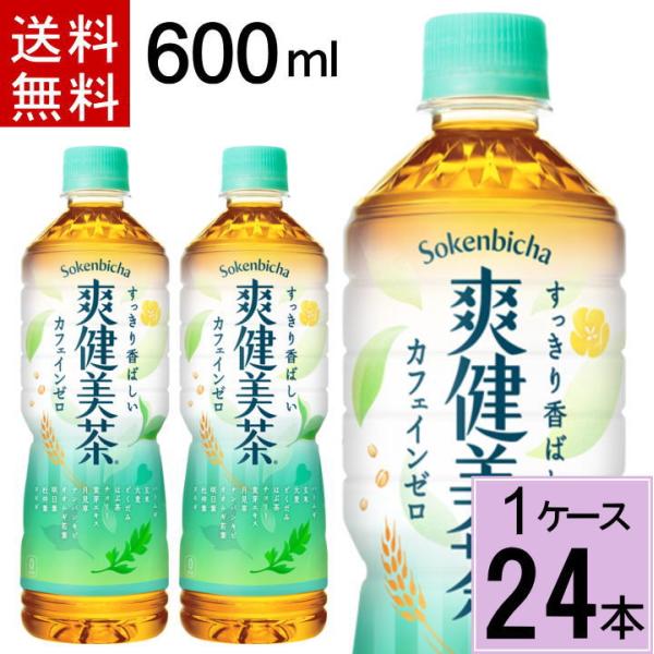 爽健美茶 そうけんびちゃ 600mlPET 送料無料 合計 24 本（24本×1ケース