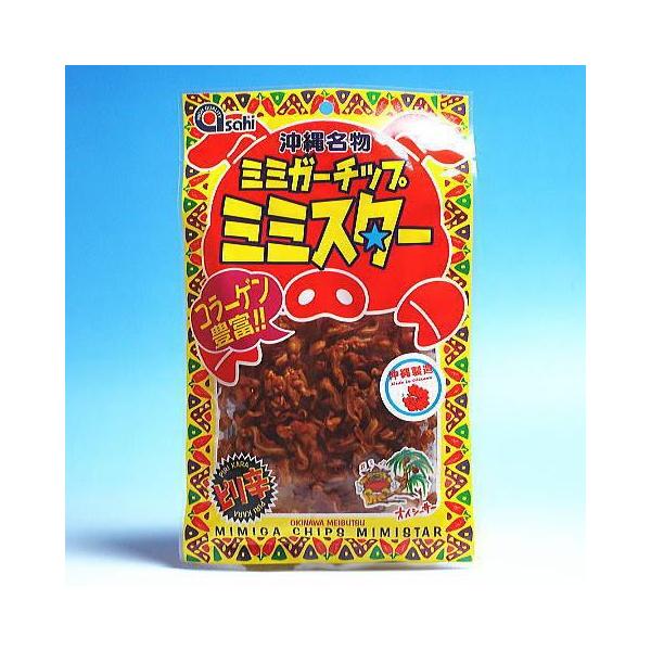 クリックポスト　送料無料　ミミガーチップミミスター40g×2個　あさひ
