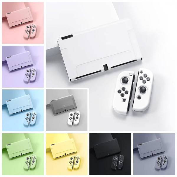 Nintendo Switch 有機ELモデル専用 TPUカバー OLED専用カバー Joy-Con 分離式 本体 保護ケース ◇CH-AL-659