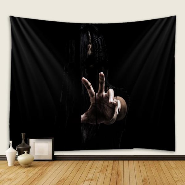 150×130cm タペストリー 背景布 S09恐怖的手 お化け屋敷 文化祭 ホラー だまし絵 ◇CH-BGH-1513-S09