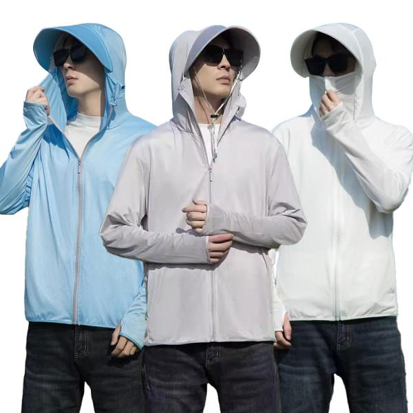 UVカットメッシュパーカー UPF50+ 紫外線カット メッシュ 接触冷感 ドライ MEN メンズ 夏用品 ◇CH-UV-MPC