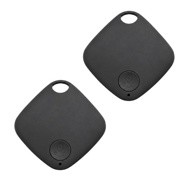 同色2個セットスマートトラッカー 忘れ物防止タグ 防失トラッカー iOS対応 アプリ不要 置き忘れ通知 ◇CH-WT-01-2SET
