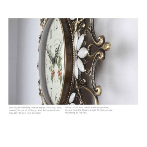 掛け時計 ローズ王冠 大 掛け時計 壁掛け時計 おしゃれ 電波時計 Sainyuuka 掛時計 柱時計 Watanegypt Tv