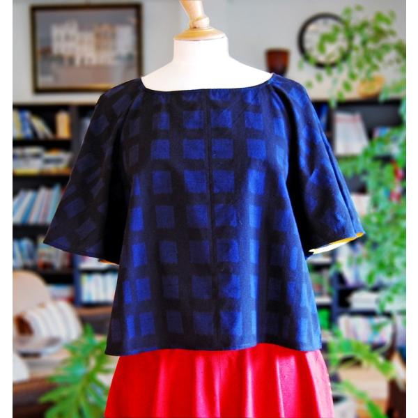 ちえぞうの服 久留米絣のカットソー 濃紺格子柄 Buyee Buyee 提供一站式最全面最專業現地yahoo Japan拍賣代bid代拍代購服務bot Online