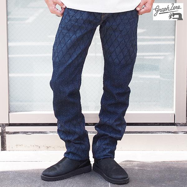 graphzero（グラフゼロ） 剣道着デニムストレート 11AL12AL014 デニム