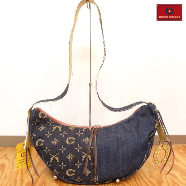 Rodeo Tailors ロデオテイラーズ ムーンショルダー モノグラムジャガード デニムc001bg013m C001bg013m Chigiri 通販 Yahoo ショッピング