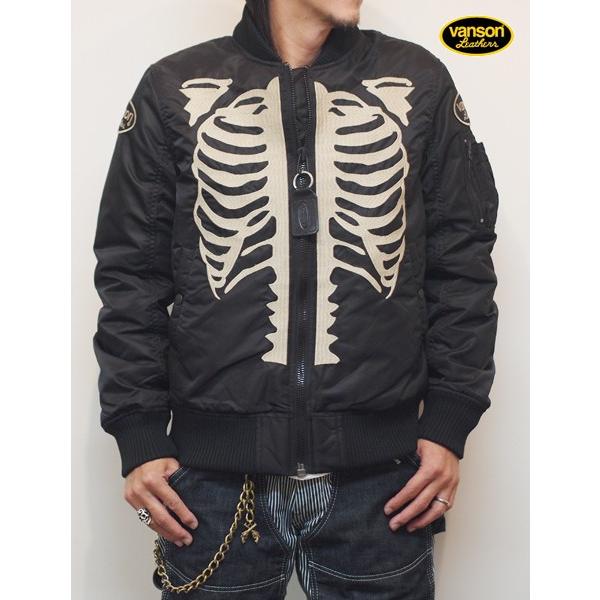 VANSON（バンソン） 20％OFF SALE!! MA-1 ヒューマンボーン NVJK-604 