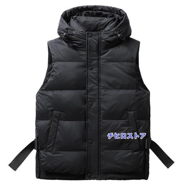 ダウンベスト ブラック 大きなロゴ NANGA（ナンガ） ダウン ダウンベスト マゼノリッジ ベスト アウター