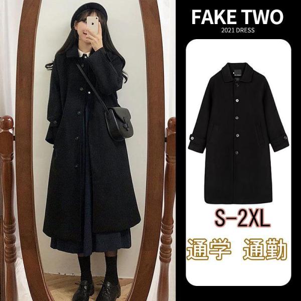 大きいサイズ レディース コート　アウター　ゆったり　春 秋冬 新品 長袖 トレンチコート レディース 春 秋 アウター ロングコート 大きい