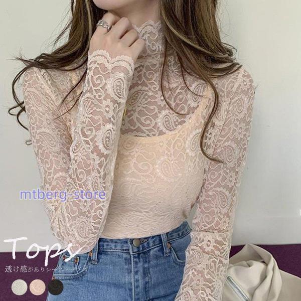 メゾンスペシャル/トップス/総レース/ロゴプレート/シースルー/ブラウス 総レース ブラウス レディース シースルー トップス ペイズリー