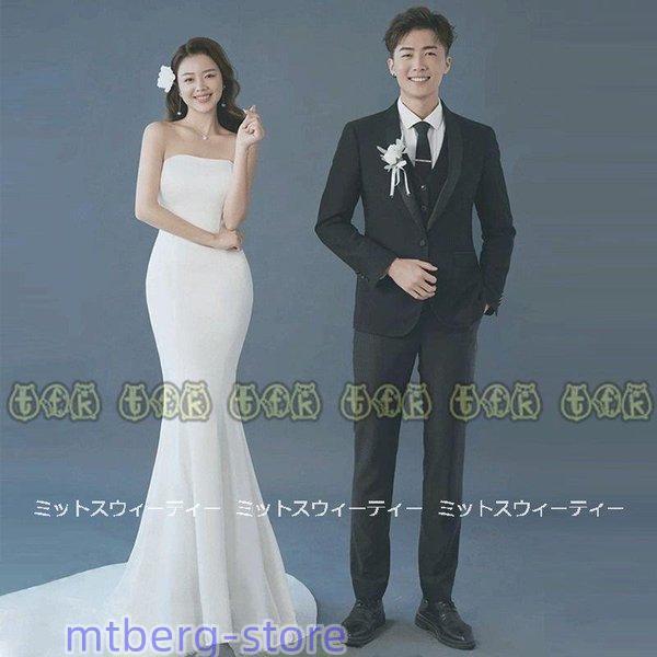 ウェディングドレス マーメイドラインドレス ビスチェ ウエディング