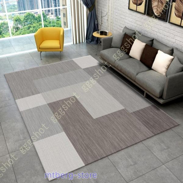 【幾何学 プリント ラグ カーペット 廊下 玄関 ベッド 装飾 マット 敷物 カーペット キッチン ラグ ラグマット カーペット カラー きれい おしゃれ 北欧 お部屋 ソファー リビング プレゼント】サイズ：0.6×0.9m、0.8×1....