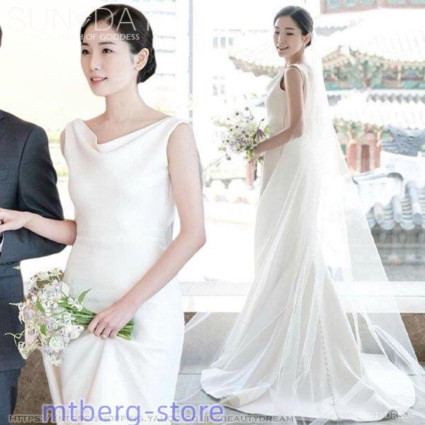 新品ウェディングドレス ウエディングドレス白 パーティー 可愛い 花嫁ロングドレス 結婚式 トレーンライン 二次会 フォームドレス お呼ばれ 新品ウェディングドレス ウエディングドレス白 パーティー 可愛い 花嫁